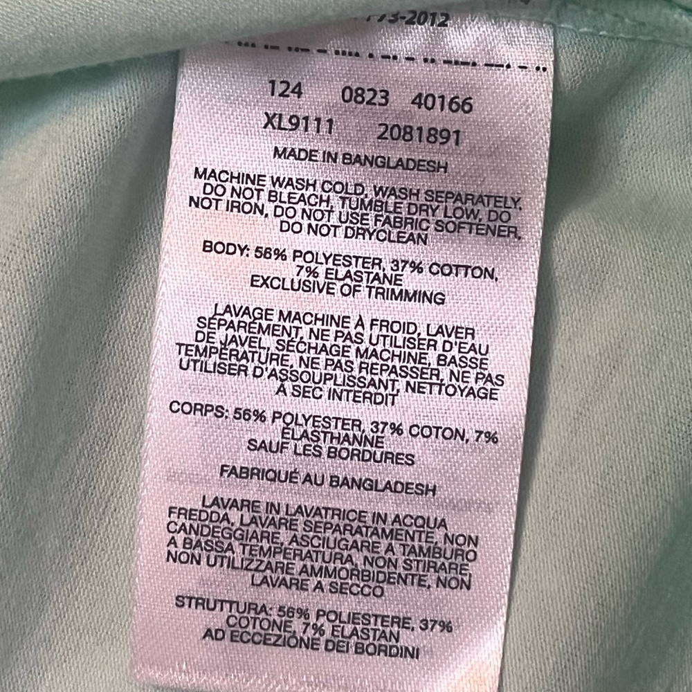 🌟SOLD🌟Columbia Magnolia Springs Women’s XL Mint Crossback Tank Omni-Shade - Picture 5 of 7
